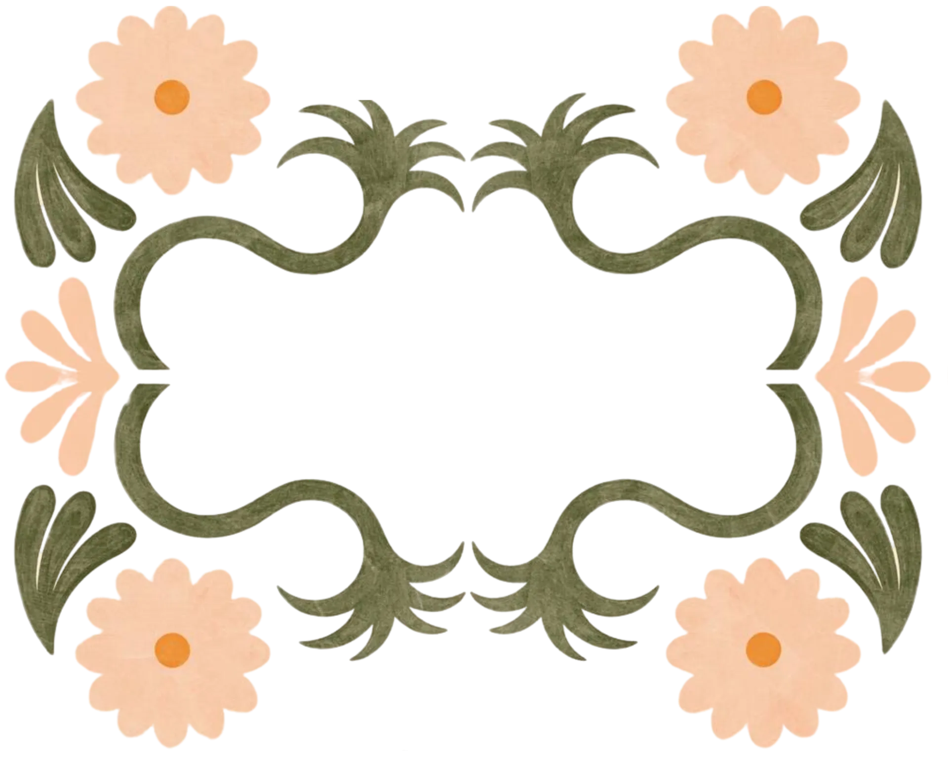 Floral frame